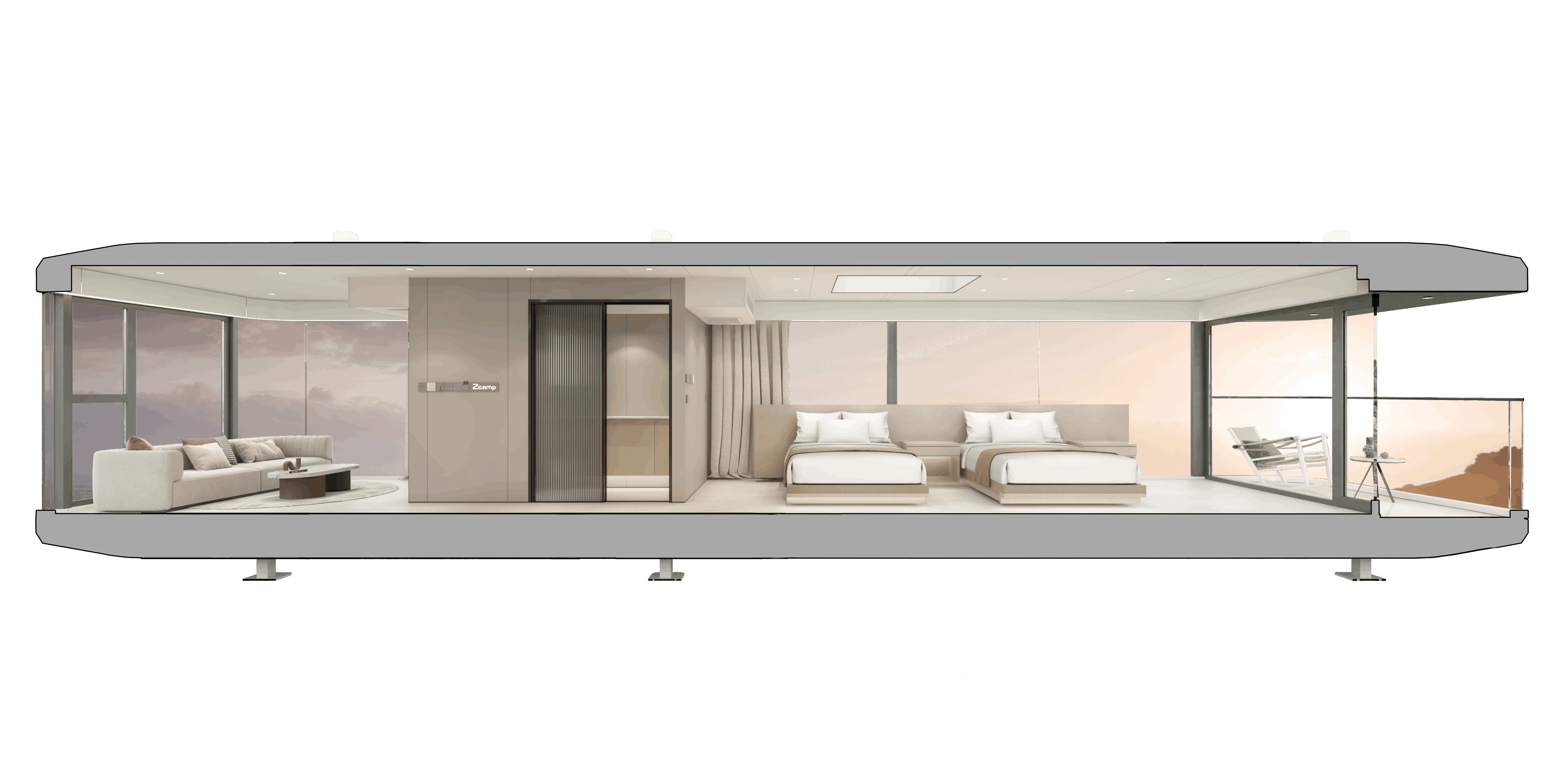 Vista Interior Completa