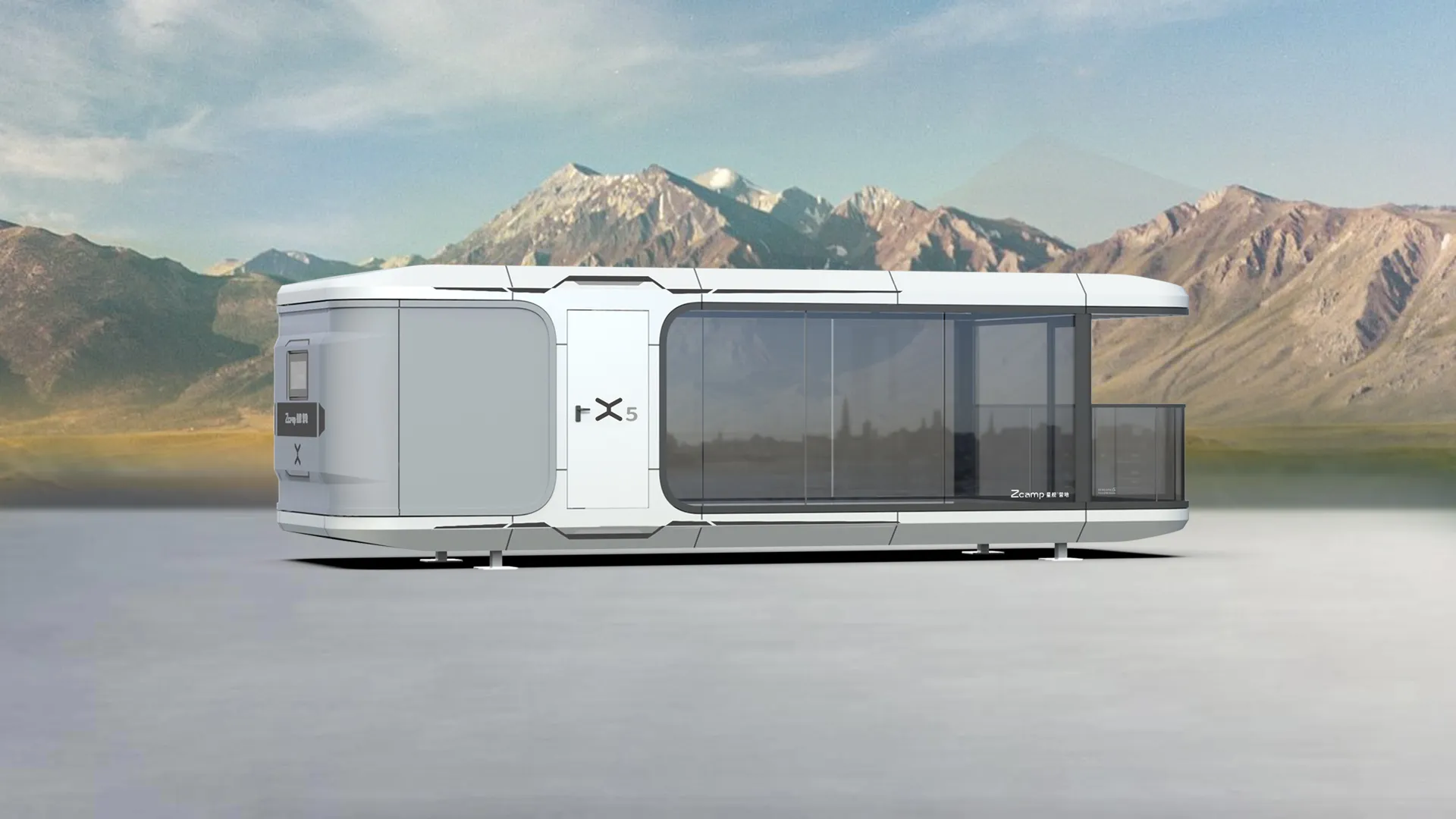 Vista exterior del modelo X5 Executive con diseño vanguardista