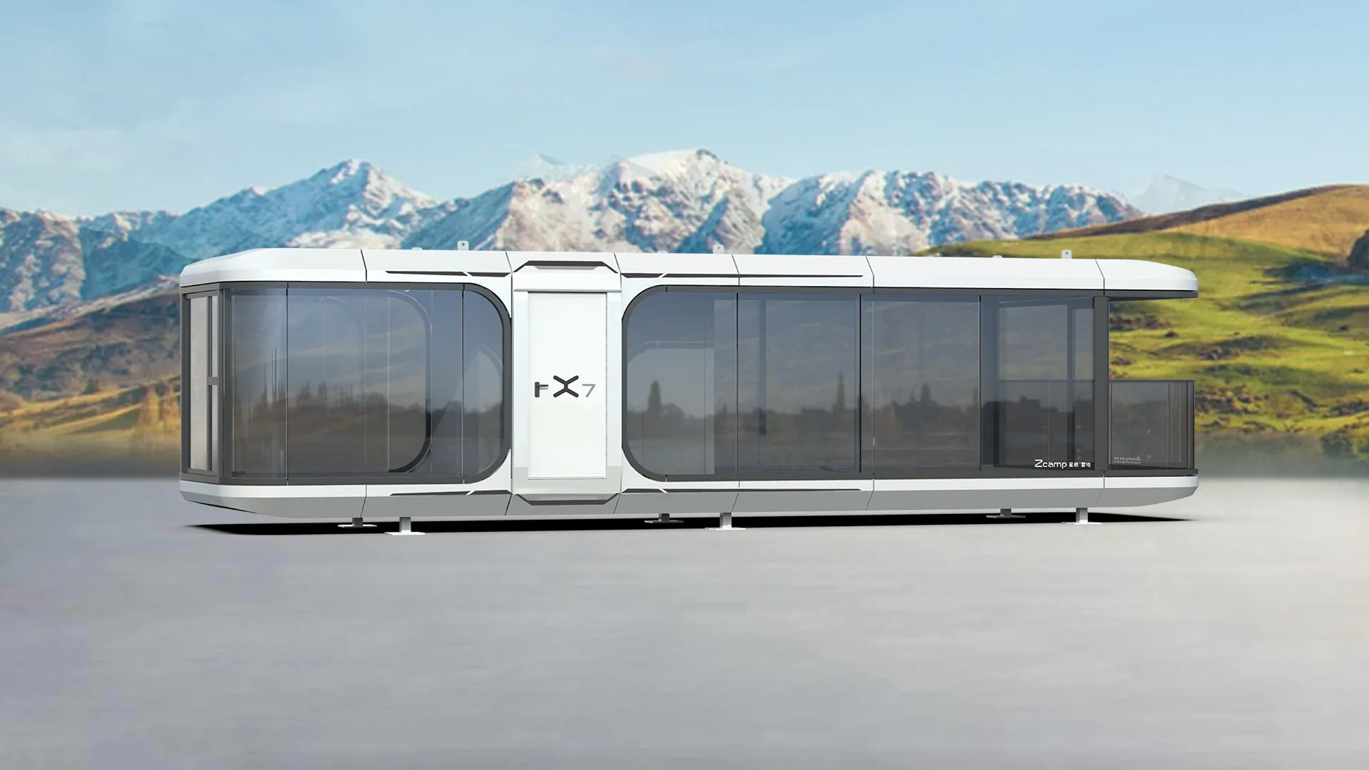 Vista exterior del modelo X7 Innovation con arquitectura de vanguardia